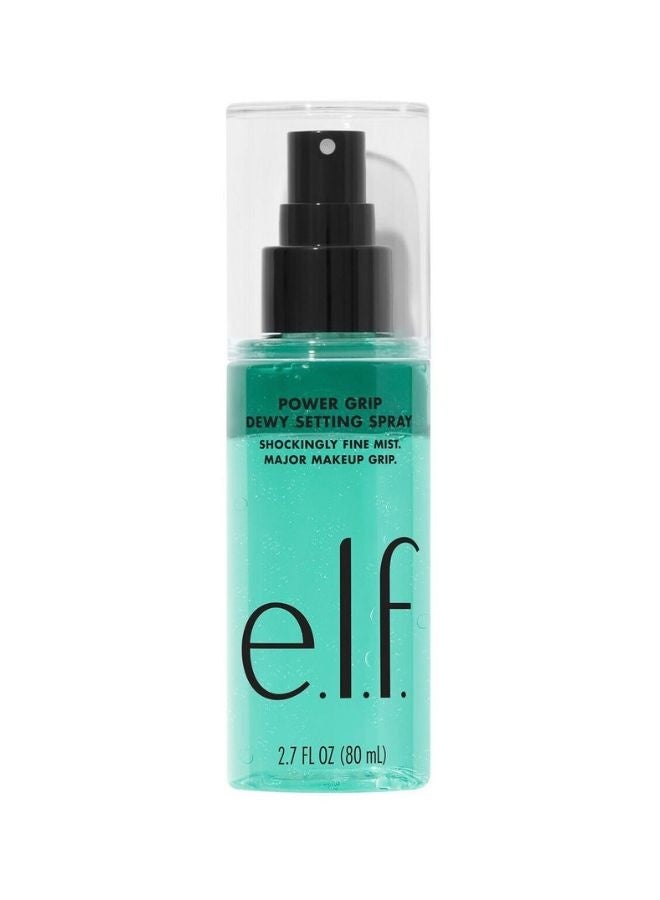 إلف بخاخ تثبيت المكياج باور جريب ديوي من إي.إل.إف. - بخاخ ثنائي الطور طويل الأمد لترطيب البشرة وتثبيت المكياج مع رذاذ فائق النعومة، 80 مل - Image 1